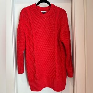 American Eagle Outfitters Red sweater dress